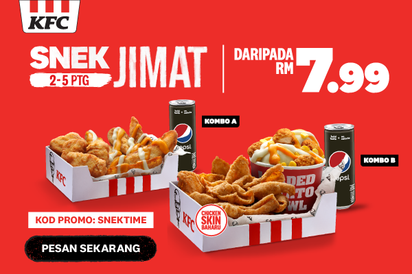 KFC jom Snek & Jimat, hanya daripada RM7.99